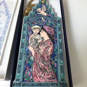 Edna Hibel Christmas Ornament - Bruges 1993